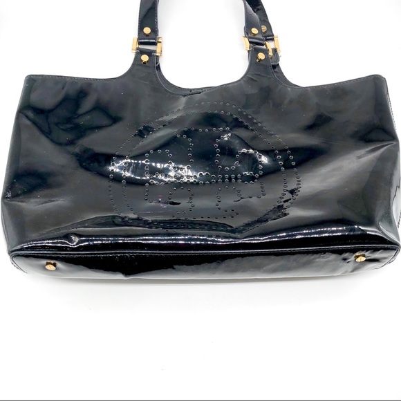 Tory Burch Bombe Patent Leather Tote - Picture 8 of 12